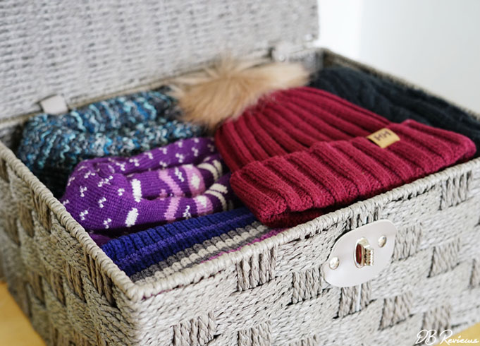 Grey Rope Storage Hamper Basket