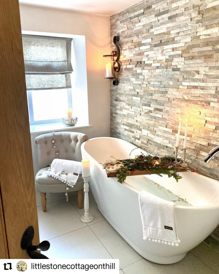 Featured This Month | Little Stone Cottage On A Hill Bathroom