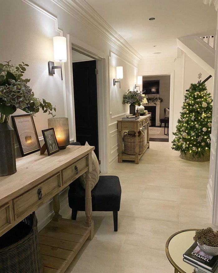 Sarah Copestake Christmas Hallway