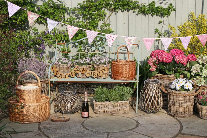 Rustic Wicker Food Baskets