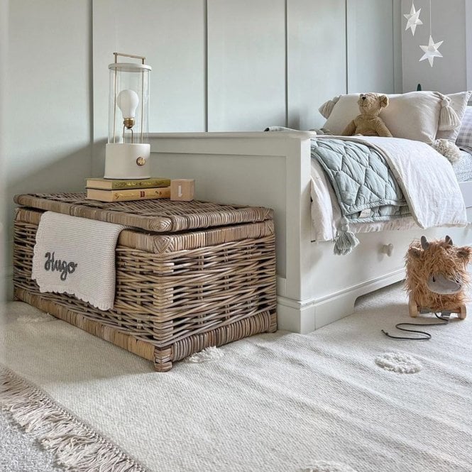 Wicker Storage Trunks for Bedroom Organisation