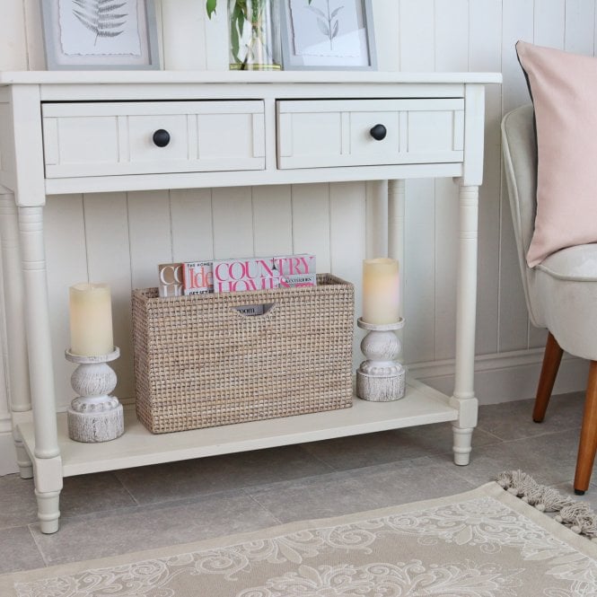 Purbeck Rattan Wicker Magazine Holder