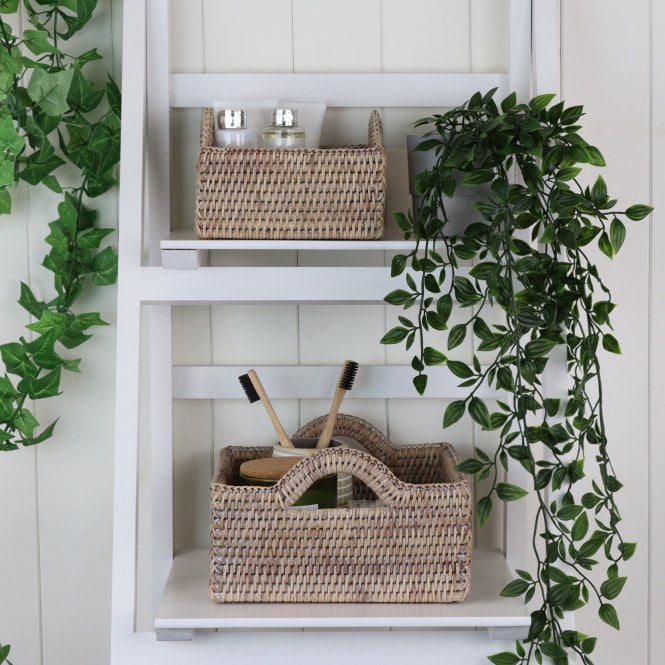Purbeck Square Rattan Storage Basket