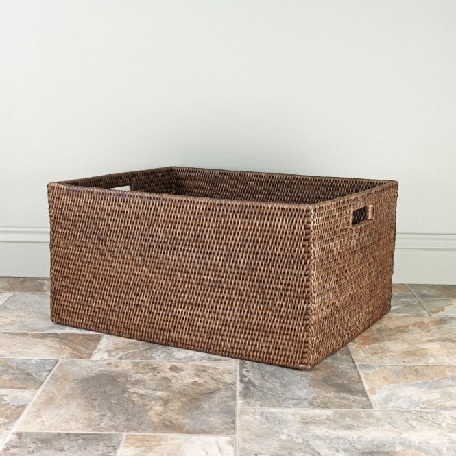 Ashurst Rattan Wicker Blanket Basket