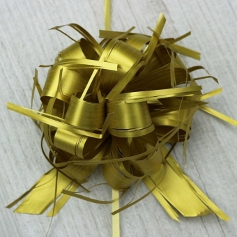 Gold Raffia Gift Bow 