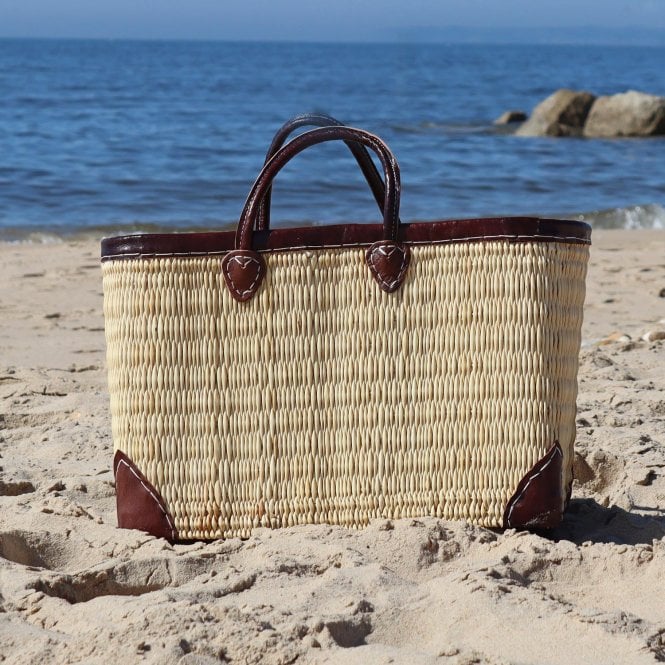Large Woven Beach Bag