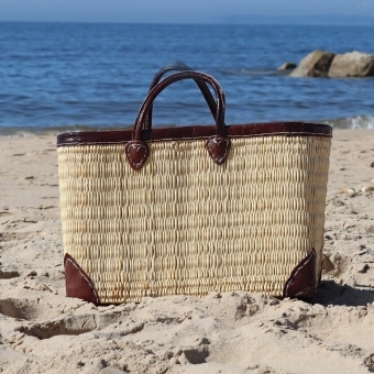 Large Woven Beach Bag