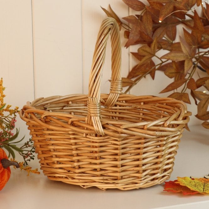 Mini Wicker Shopping Basket