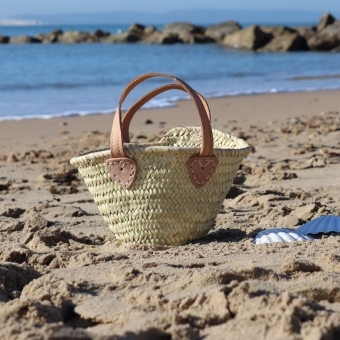 Mini Woven French Market Basket