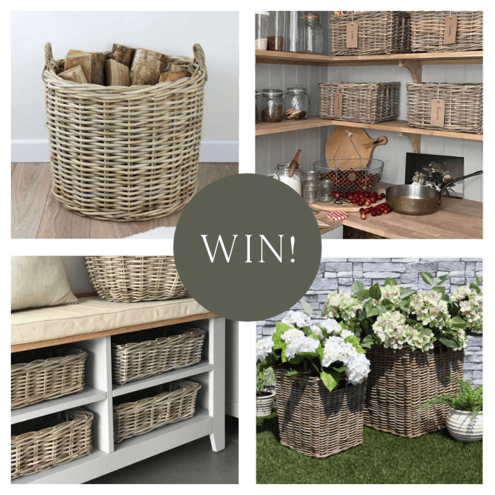 ELEGANT WICKER STORAGE BASKET GIVEAWAY!