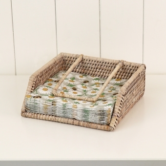 Purbeck Rattan Wicker Napkin Holder
