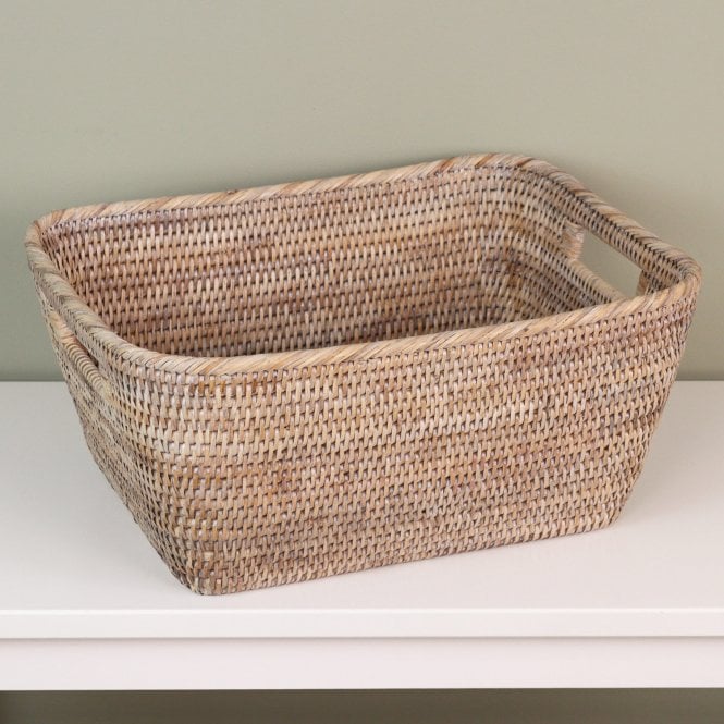 Purbeck Rattan Wicker Storage Basket 