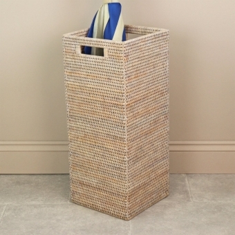 Purbeck Rattan Wicker Umbrella Stand Basket