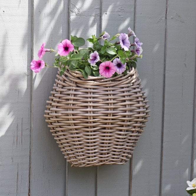 Rattan Wall Planter Basket