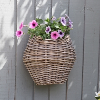 Rattan Wall Planter Basket