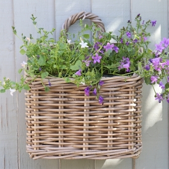 Rattan Wicker Wall Planter