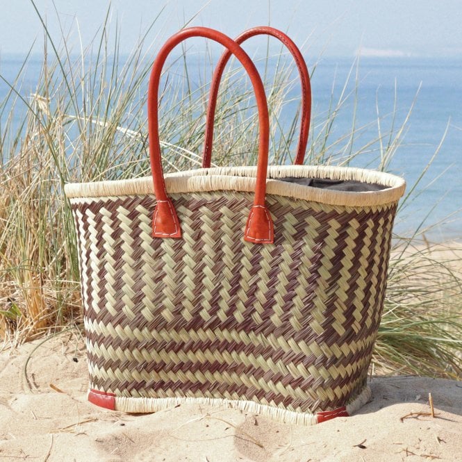 Woven Holiday Beach Bag